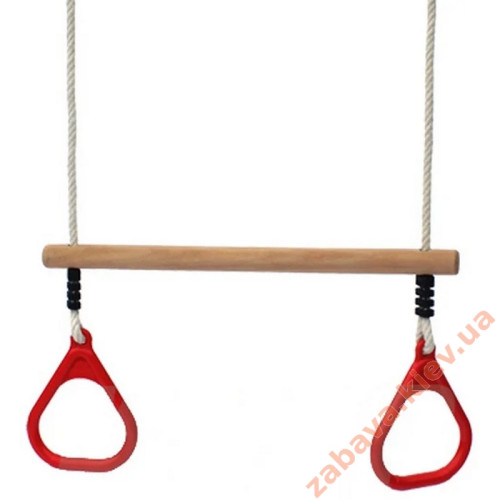 Трапеція з трикутними кільцями для дитячого майданчика купити за ціною 829 грн. Трапеція з трикутними кільцями для дитячого майданчика купити за ціною 829 грн.