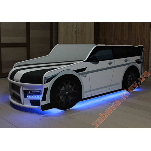 Кровать машина Синий Premium подсветка Led Внедорожник ✅ хорошие характеристики Кровать машина Синий Premium подсветка Led Внедорожник ✅ хорошие характеристики