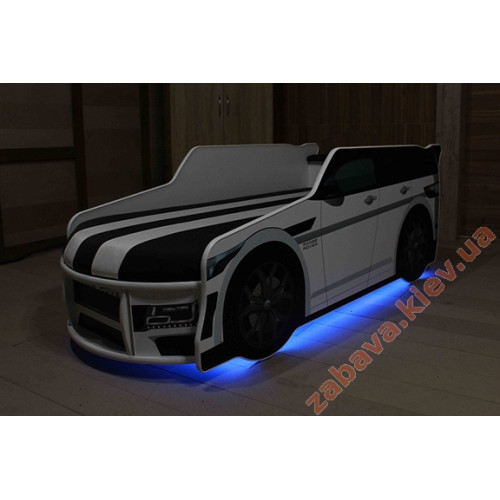 Кровать машина Синий Premium подсветка Led Внедорожник ✅ хорошие характеристики Кровать машина Синий Premium подсветка Led Внедорожник ✅ хорошие характеристики