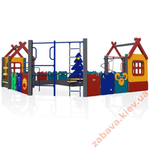 Детский спортивный комплекс для малышей Изба-2