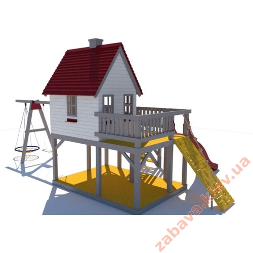 Лаундж детский уличный комплекс с домиком и качелями на сваях "Мечта" ✅ хорошие характеристики Лаундж детский уличный комплекс с домиком и качелями на сваях "Мечта" ✅ хорошие характеристики