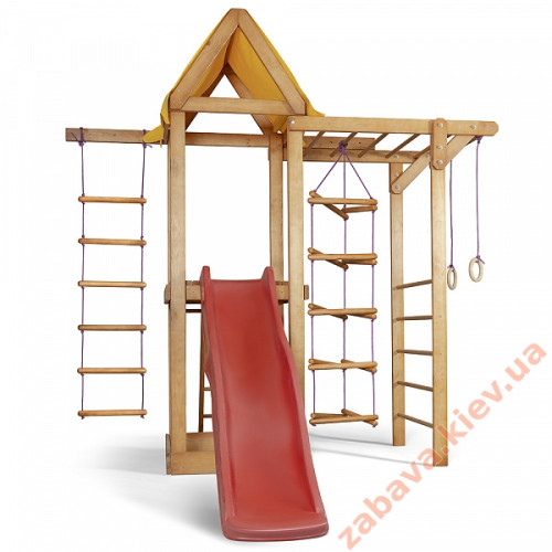 Детский игровой комплекс Бебик-21 с рукоходом и горкой