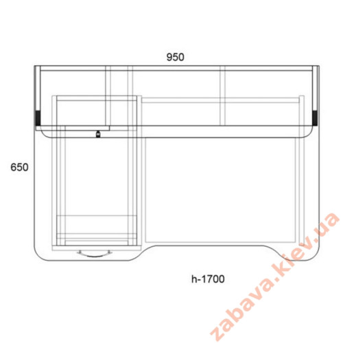 Комп'ютерний стіл Тиса-13 з надбудовою купити за ціною 6 202 грн. Комп'ютерний стіл Тиса-13 з надбудовою купити за ціною 6 202 грн.