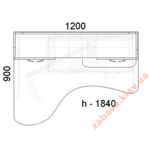 Комп'ютерний стіл СК-24 з надбудовою купити за ціною 10 344 грн. Комп'ютерний стіл СК-24 з надбудовою купити за ціною 10 344 грн.