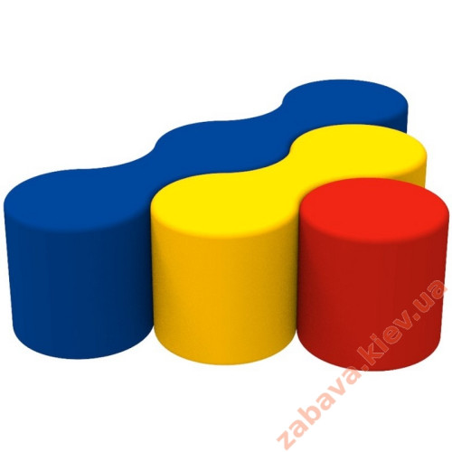 Комплект детских пуфов Волна-1