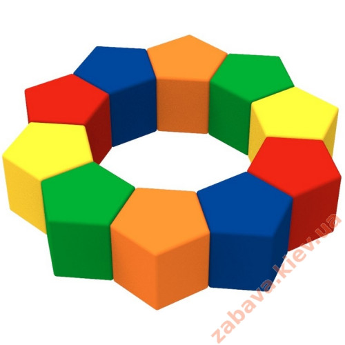 Комплект детских пуфов Галактика