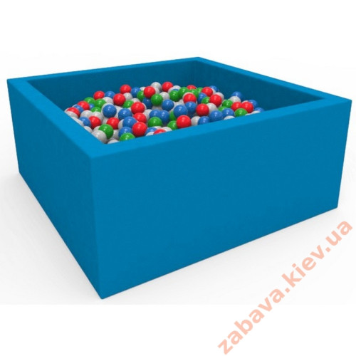 Сухой бассейн Lucky Квадратный синий