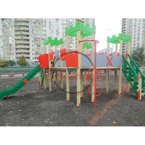 Детский игровой комплекс Цитадель игровой во двор ✅ хорошие характеристики Детский игровой комплекс Цитадель игровой во двор ✅ хорошие характеристики фото1
