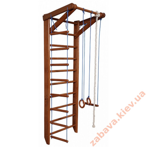 Шведская стенка для детей для дома "Орех 2-220" Шведская стенка для детей для дома "Орех 2-220"