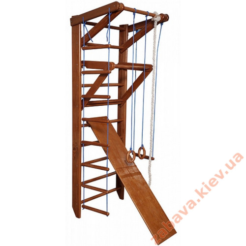 Шведская стенка для детей для дома "Орех 3-220"
