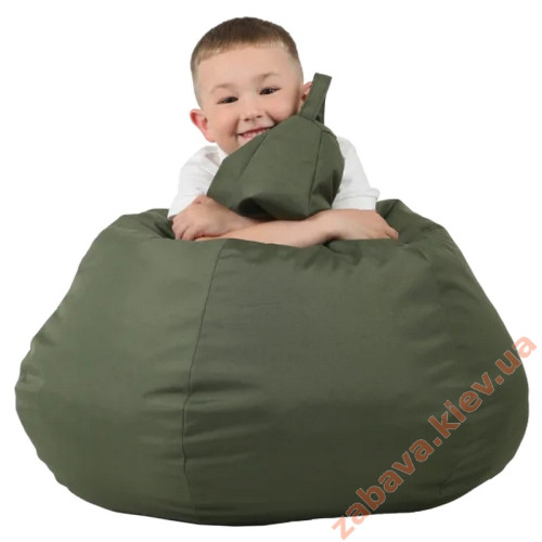 Кресло-груша детская Хаки ✅ хорошие характеристики Кресло-груша детская Хаки ✅ хорошие характеристики
