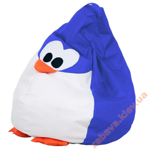 Кресло-груша Пингвин голубой ✅ хорошие характеристики Кресло-груша Пингвин голубой ✅ хорошие характеристики