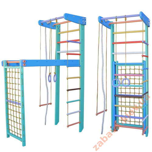 Спортивный уголок -трансформер 210см "Буратино" цветной Спортивный уголок -трансформер 210см "Буратино" цветной
