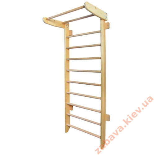 Шведская стенка с турником Сосна Шведская стенка с турником Сосна