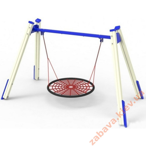 Детские качели "Гнездо аиста" круглые для улицы