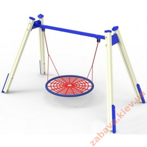 Детские круглые качели "Гнездо аиста" на площадку общественные
