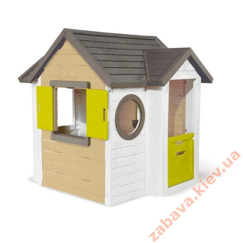 Дитячий будиночок Лісника Smoby зі віконницями та круглими вікнами Дитячий будиночок Лісника Smoby зі віконницями та круглими вікнами