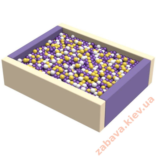 Детский сухой бассейн Прямоугольный 2 метра из ПВХ большой 