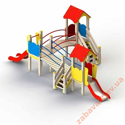 Дитячий майданчик "Дві башточки" для садків