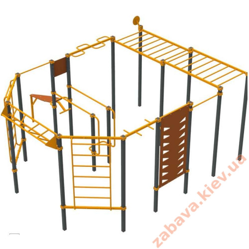 Спортивный комплекс WorkOut 4 на площадку ✅ хорошие характеристики Спортивный комплекс WorkOut 4 на площадку ✅ хорошие характеристики