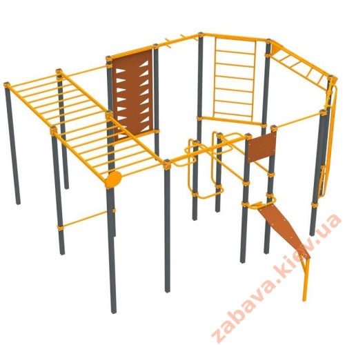 Спортивный комплекс WorkOut 4 на площадку ✅ хорошие характеристики Спортивный комплекс WorkOut 4 на площадку ✅ хорошие характеристики
