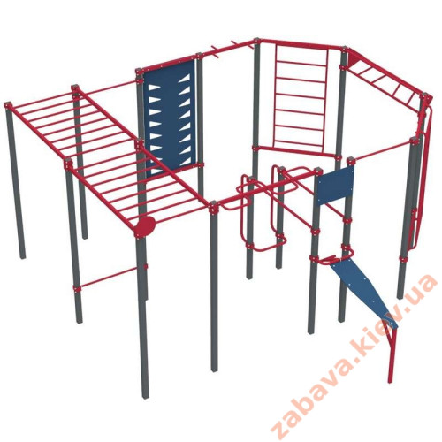 Спортивный комплекс WorkOut 4 на площадку ✅ хорошие характеристики Спортивный комплекс WorkOut 4 на площадку ✅ хорошие характеристики