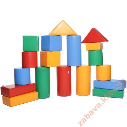 Детские игровые мягкие конструкторы Строитель 4