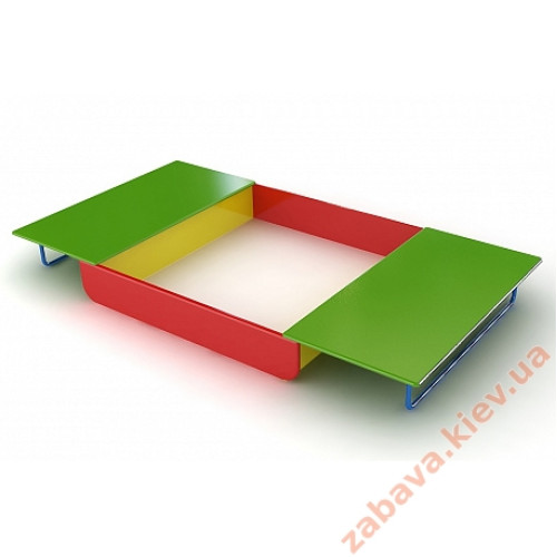 Детская уличная песочница "Раскладушка -1,2" с крышкой