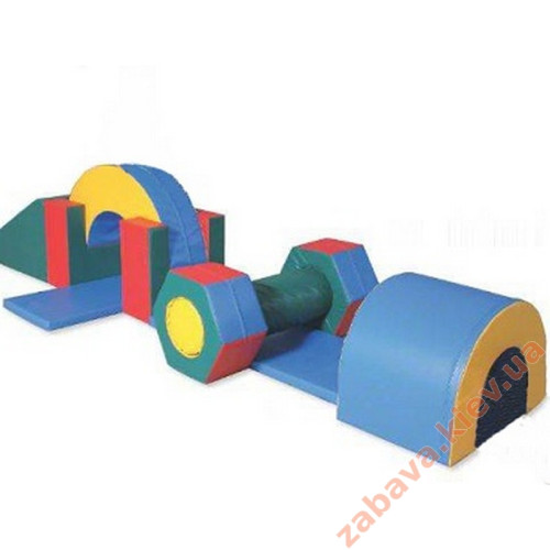 Полоса препятствий 3 из мягких модулей для эстафет