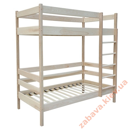 Двухъярусная кровать из сосны для детей