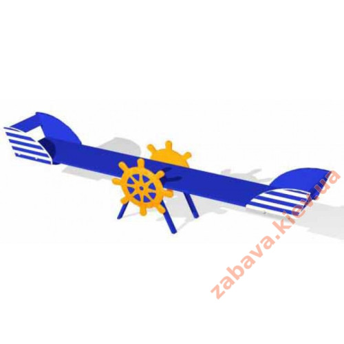 Детские качели-балансир Штурвал