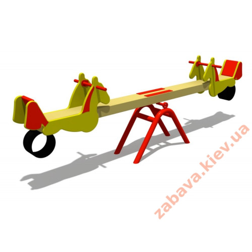 Детская качелька-балансир Лошадка для улицы