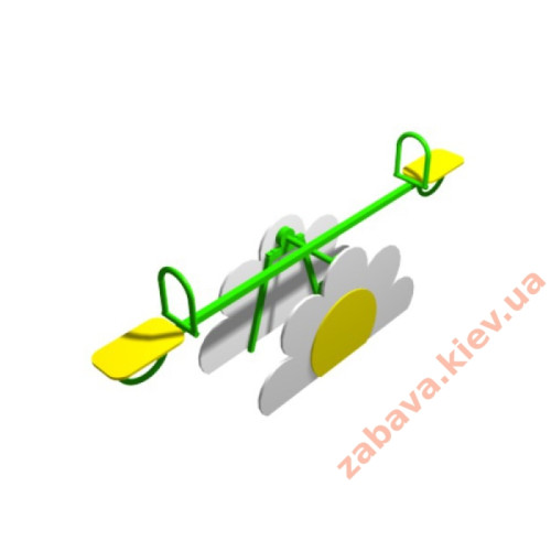 Качели-балансир детские Ромашка уличные