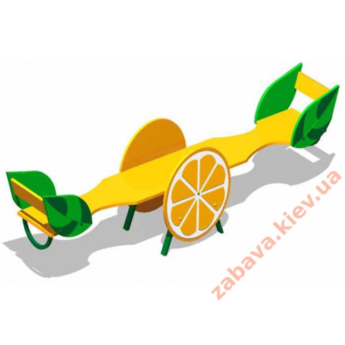 Детская качалка балансир "Лимончик" на игровую площадку