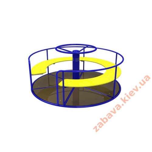 Детская карусель Кружок с рулем уличная