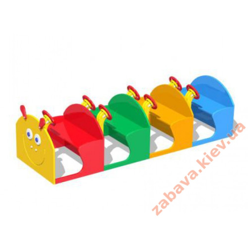 Дитячий ігровий елемент "Сороконіжка" купити за ціною 21 430 грн. Дитячий ігровий елемент "Сороконіжка" купити за ціною 21 430 грн.