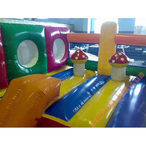 Надувний батут Смішарики із сухим басейном із ПВХ купити за ціною 53 200 грн. Надувний батут Смішарики із сухим басейном із ПВХ купити за ціною 53 200 грн.