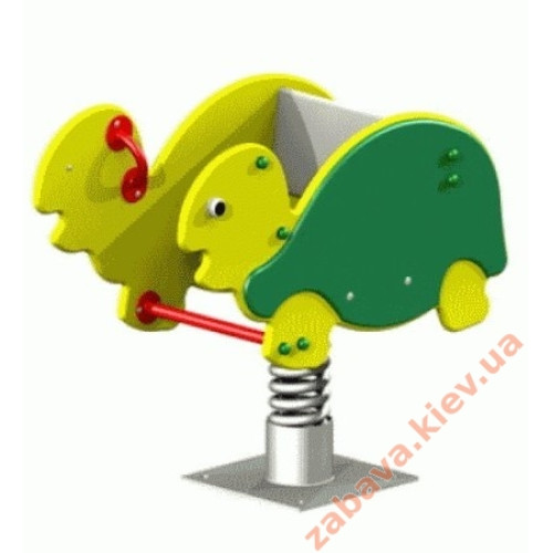 Детская качеля на пружине Черепашка Детская качеля на пружине Черепашка