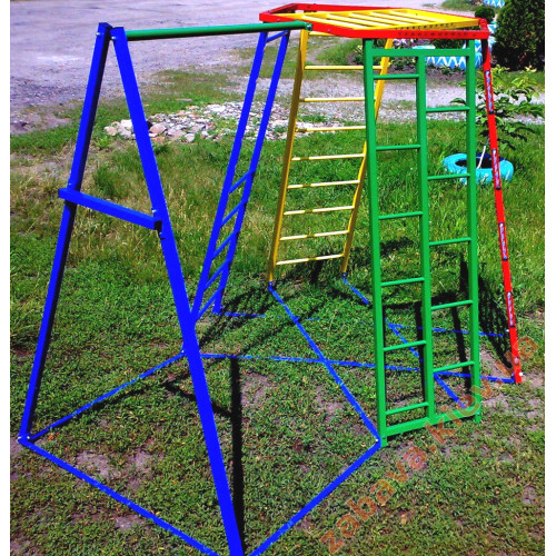 Игровая площадка с горкой и турником "Мини"