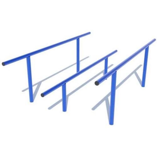 Упор металлический для пресса на спортивную площадку