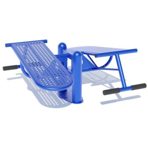 Универсальный спортивный тренажер для улицы синий для взрослых