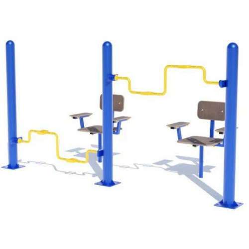 Тренажер для мышц рук и ног уличный на спортлощадку