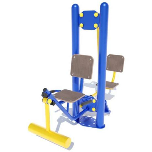 Уличный тренажер Жим ногами – разгибатель бедра