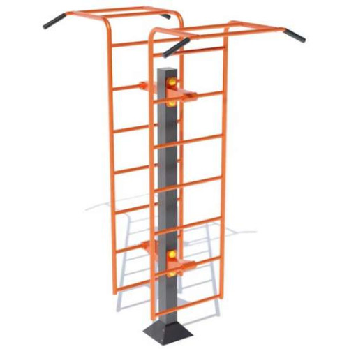 Уличный тренажер Лестница с турником