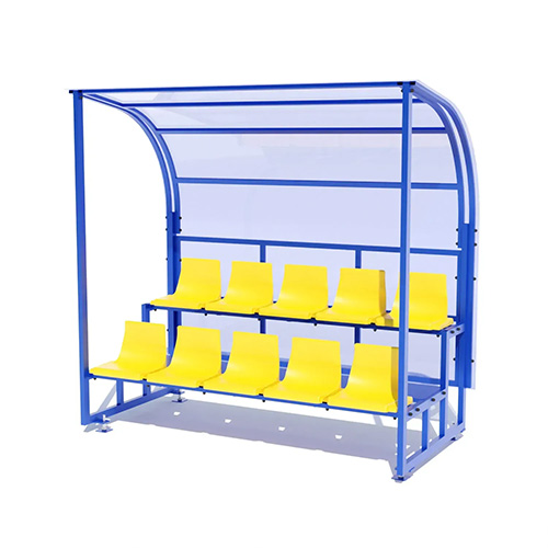 Спортивная трибуна на 10 мест с крышей