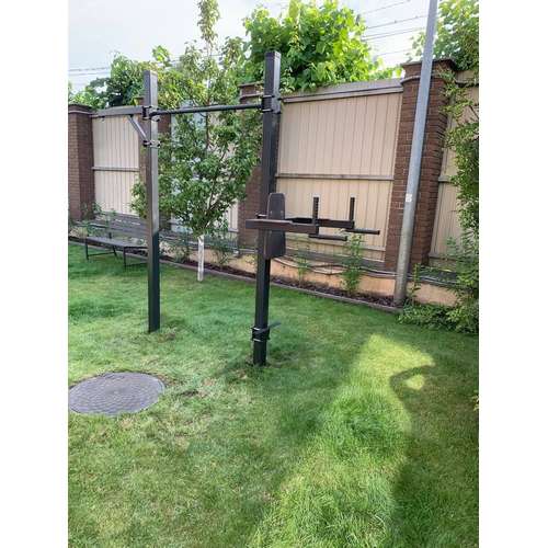 Вуличний спортивний турнік SE-09 з брусами і кріпленням для боксерського мішка купити за ціною 13 282 грн. Вуличний спортивний турнік SE-09 з брусами і кріпленням для боксерського мішка купити за ціною 13 282 грн.