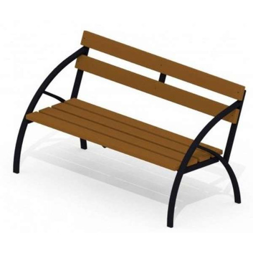 Лавка со спинкой в парк Лавка со спинкой в парк