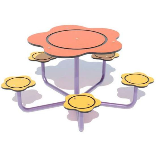 Уличный игровой столик Пионы детский на площадку Уличный игровой столик Пионы детский на площадку