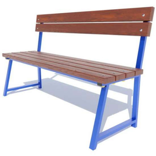 Скамейка парковая со спинкой детская