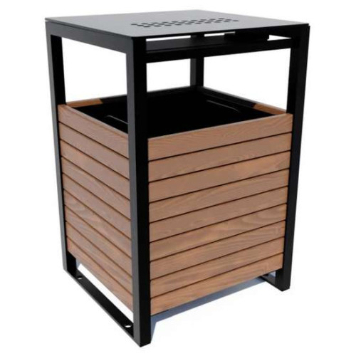 Урна-пепельница деревянная квадратная Урна-пепельница деревянная квадратная